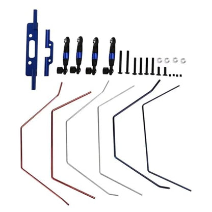 RC car Components Compatible with Traxxas for Slash 2WD 1/10 RC Car Upgrade Parts Accessories Front Rear Wide Sway Bar Anti Roll Bar Kit