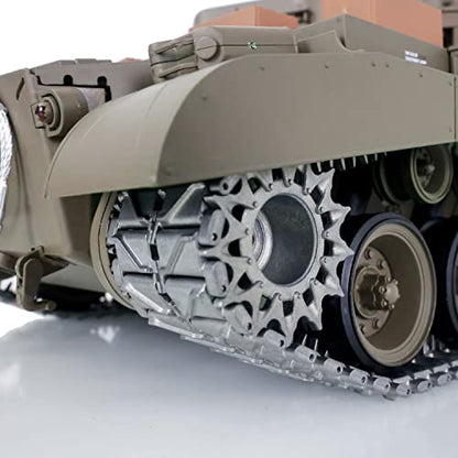 TOUCAN RC HOBBY US in Stock Henglong 1/16 Scale 7.0 Upgraded M26 Pershing RTR RC Tank 3838 Metal Tracks BB Airsoft that Shooting BB Bullets - color: Upgraded