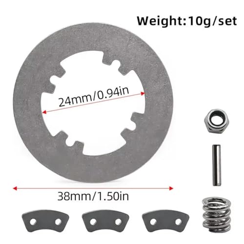 Compatible with Traxxas 4WD for Summit for E-Revo RC Car Truck Upgrade Parts Accessories Slipper Clutch Assembly Complete Kit RC Assortment
