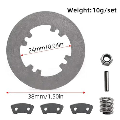 RC Repair Parts Compatible with Traxxas 4WD for Summit for E-Revo RC Car Truck Upgrade Parts Accessories Slipper Clutch Assembly Complete Kit