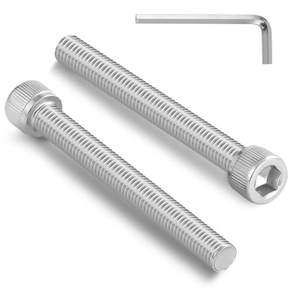 180pcs M3 x 35mm Hex Socket Head Cap Screws Bolts, 304 Stainless Steel 18-8, Allen Socket Drive,Bright Finish, Full Threads,with Hex Spanner - size: M3 x 35mm