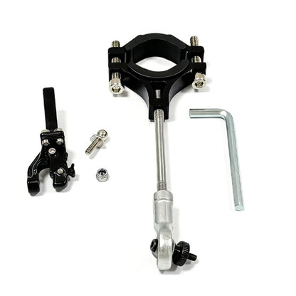 RC Metal Tow Hitch Connecting Rod for scx10 trx4 90046 1/10 1/8 1/7 RC Crawler Cars, Trailer Hook for Camping Vehicle (Black)