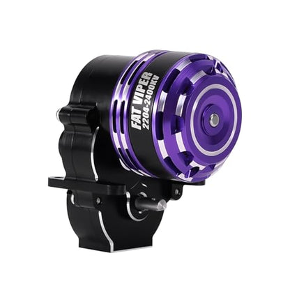 INJORA Fat Viper 2204 Brushless Outrunner Motor & Transmission for TRX4M - size: 2400KV Motor with Transmission