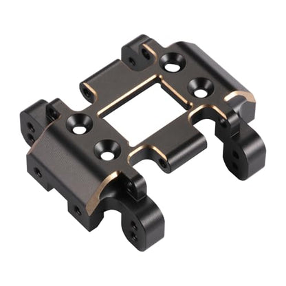 Redcat Ascent 18 8-in-1 Brass Set, 213g Black Coating Skid Plate, Steering Knuckle, Outer Portal Housing, Steering Link, Diff Cover and Servo Mount for 1/18 RC Crawler Redcat Ascent 18 Upgrades