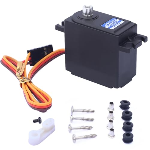 Upgrade Metal Servo for Hyper Go 1/14 H14bm RC Car，Upgrade Digital Metal Servo Spare Parts for Jetwood DEERC 1:14 MJX 14209 14210,Not Suitable for 14301/14302