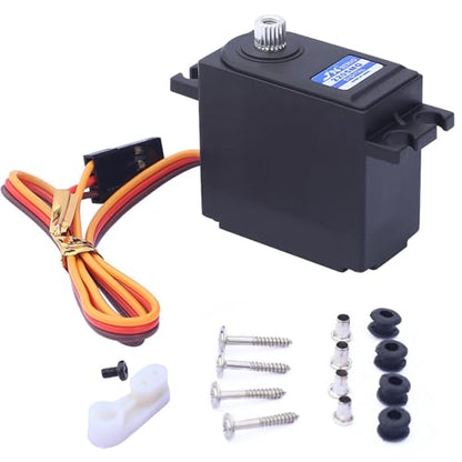 Upgrade Metal Servo for Hyper Go 1/14 H14bm RC Car，Upgrade Digital Metal Servo Spare Parts for Jetwood DEERC 1:14 MJX 14209 14210,Not Suitable for 14301/14302