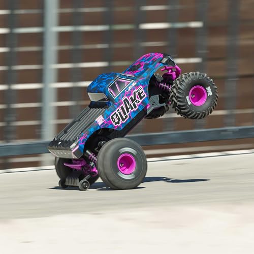 ARRMA RC Truck 1/10 Quake 223S 2WD RTR (Battery and Charger Not Included) Brushless Monster Truck, Purple, ARA3537T3 - color: Purple