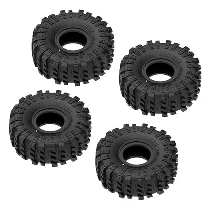 MEUS RACING 1.0 Tires - MS6 Super Bouncer Crawler Tires for TRX4M SCX24 FCX24 AX24 1/24 1/18 RC Crawler, 0.94/2.52/R1.0, #M1001 - size: M1001