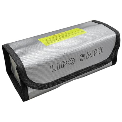 Lipo Battery Bag, Fireproof Safety Protection Battery Bag Explosion-Proof Functional Storage Guard Safe Pouch Lithium Storage Box Lipo