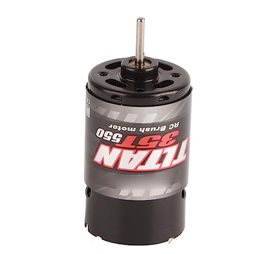 RC Car Motor ESC 360A TwoWay Brake Climbing Drag Brake Automatic Throttle Adjustment, Black Metal, Compatible with SCX10 (35T) - size: 35T, style: 35T
