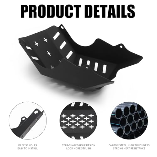Engine Guard Skid Plate for Talaria Sting MX3 MX4 MX4 EVO/EXPER, Engine Bash Bottom Guard Cover Protector, Lower Frame Guard Replacement Engine Chassis Protection Kit for Talaria