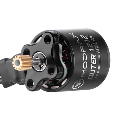 1212 4500KV Outrunner Brushless Motor with 11T Pinion Gear for SCX30 | Fits 2S Batteries, Efficient Cooling, Works with 25A–40A brushless ESC (Except for Stock SCX30 ESC & Receiver)