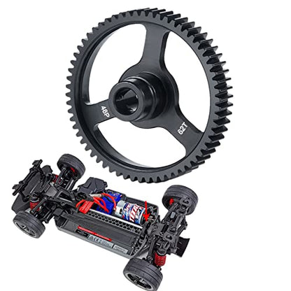 Steel Spur Gear 62T 48P Gears for 1/10 Ford Bronco 4-Tec 2.0 | RC Car Upgrade Parts - style: 62T