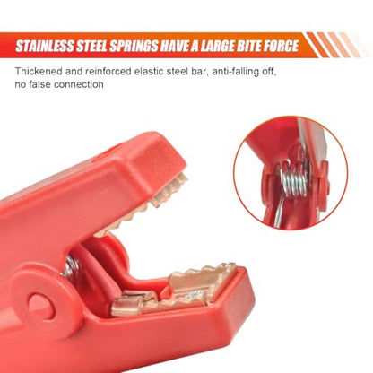LAINLOY 1PC EC5 Car Jumper Starter Cable with Battery Clamps, 10 AWG Wire | 12V Car Jumper Cable Alligator Clip to EC5 Connector, Portable Emergency Automotive Jump Starter Battery Booster Cables - size: 1PC
