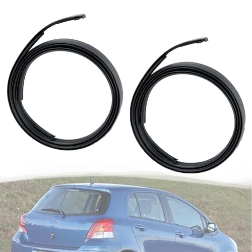 Pair Roof Drip Molding Strips Weatherstrip Fit for Toyota Yaris Hatchback | Roof Molding Drip Left and Right Side Fits for Toyota Yaris Hatchback 2006 2007 2008 2009 2010 2011 Replace 75551-52130 - color: 75551-52130