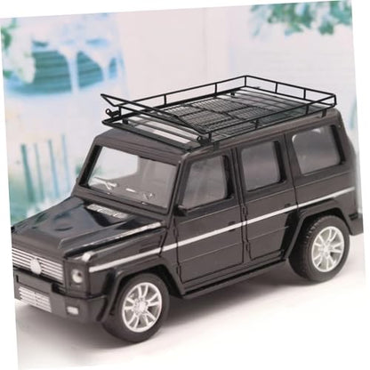 Black Car Roof Luggage Rack Standard Black Shelf Bracket for Rc Crawler Storage - size: 22.8X14.1cm
