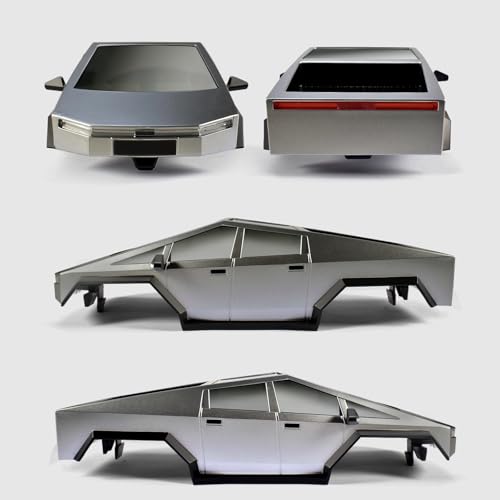 RC Car Shell Pickup Hard Body Shell with Front Rear Bumpers for TRX4M Bronco Defender 1/18 RC Crawler Chassis (Gray) - color: Gray