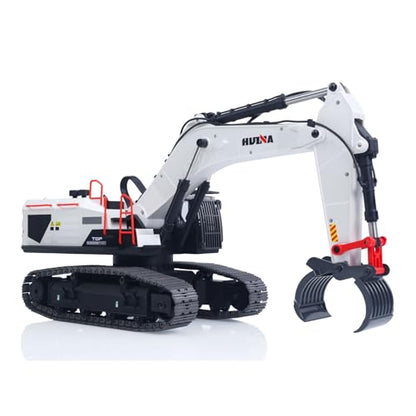 TOUCAN RC HOBBY 1/14 HUINA RC Metal Excavator Model 1594 Radio Light Battery 28CH Sound