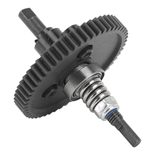 Durable 54T Spur Gear Complete Slipper Clutch for Slash 1/10 RC Cars, with High Strength and Low Noise, Ideal for RC Hobbyists (Black) - color: Black