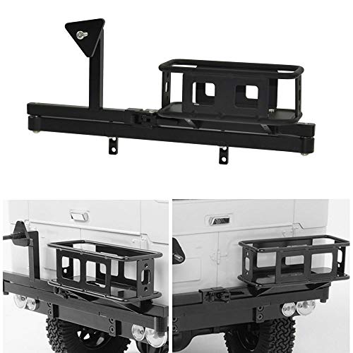 1/10 Scale RC Crawler Rear Bumper with Spare Tire Carrier for D90 D110 1:10 RC Crawler Car (B) - style: B