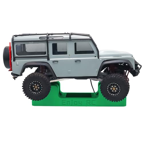 RC Car Stand RC Stand Simulation and Static Display RC Work Stand for 1/18 1/24 TRX4M SCX24 FCX18 FCX24 Remote Control Car (Blue & Green) - color: Blue & Green