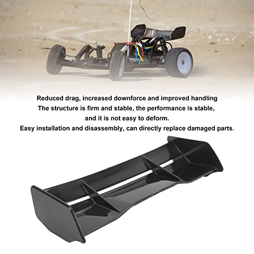 RC Off Road Vehicle Rear Wing, RC Car Tail Spoiler Objection Reducing Rear Wing Tail Replacement RC Wing Body Spoiler for 1/16 RC Off Road Vehicle