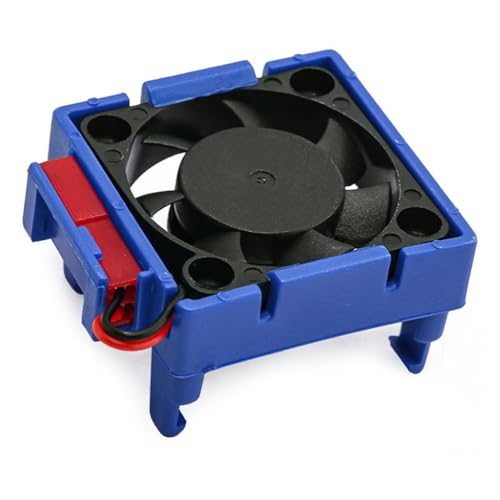 Plastic RC ESC Cooling Fan #3340 RC Spare Parts for TRAXXAS VXL-3S Slash/Rally/Bandit/Stampede RC Car (Blue) - color: Blue