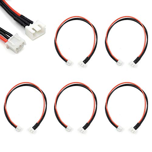 JST-XH 2S 3S Balance Plug Extension Lead Wire 200mm for LiPo Battery Balance Charging 22AWG Silicone
