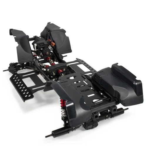 for Wrangler Body 1/10 RC Crawler 313mm Wheelbase Metal for Chassis Frame with Planetary Gear 2 Speed Transmission Fender Flares Set RC Parts(Fender Set) - size: Fender Set
