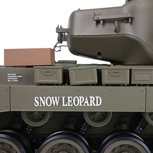 TOUCAN RC HOBBY US in Stock 2.4Ghz Henglong 1/16 Scale 7.0 Plastic Ver M26 Pershing RTR RC Tank Model 3838 BB Airsoft that Shooting BB Bullets - color: Standard
