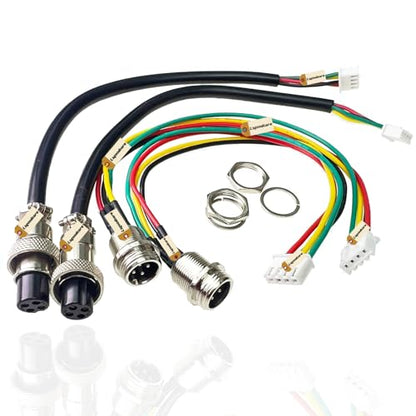 Lsgoodcare 4Pcs GX12-4pin Male Female Aviation Connector Power Electrical Terminal Socket Cable to 2.54MM Terminal 12MM 4Din Aviation Plug Sockets Cable to XH2.54MM Connector ﻿﻿