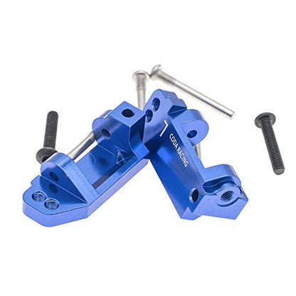 RC Alloy Caster Block for Traxxas 1/10 2WD Slash, Stampede, Rustler, Nitro Slash-Replaces Part 3632(Pair) - color: Navy Blue