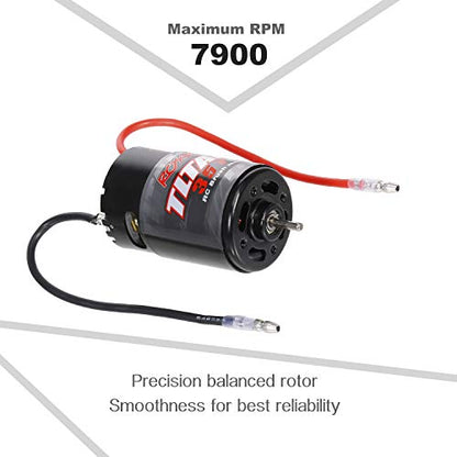GoolRC RC Motor, 550 35T Brushed Motor for 1/10 Traxxas Slash 2WD/Traxxas Slash 4WD Redcat ARRMA AXIAL HSP HPI Wltoys Kyosho HELION - size: 35T