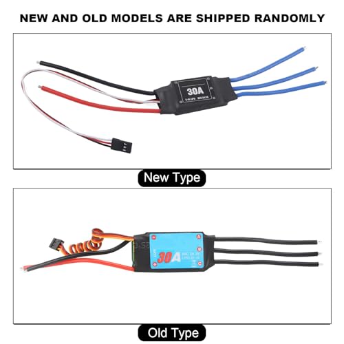 Bidirectional Brushless ESC Electronic Speed Controller for RC Car Boat Ship Underwater Propeller (30A)