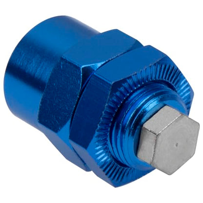 Aluminum Alloy 12mm to 17mm Wheel Hex Drive Hub Adapter Conversion 15mm Offset Extension for 1/10 Off-Road RC Car Monster Truck (Blue) - color: Blue
