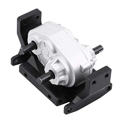 Metal Gearbox Transfer Case With Mount for SCX10 / D90 1/10 RC Crawler Car