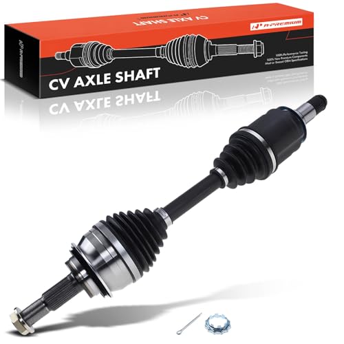 A-Premium Front Driver or Passenger Side CV Axle Shaft Assembly | Compatible with Toyota & Lexus Models - 4Runner 2003-2020, Tacoma 2005-2020, FJ Cruiser, GX460, GX470 - with Heavy Duty Boot - style: Front Driver or Passenger Side