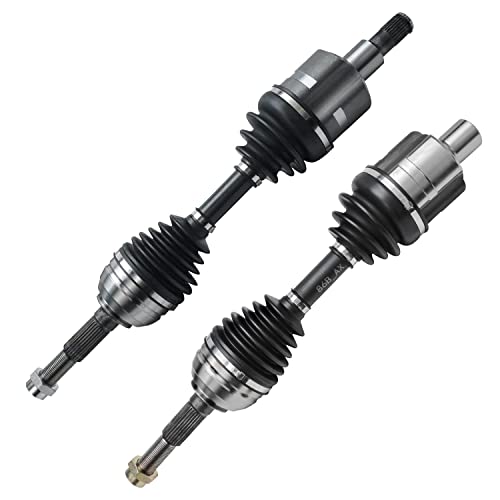 Detroit Axle - 2 Front CV Axles for 4WD Chevy S10 Blazer GMC Sonoma Jimmy | Olds Bravada CV Axles Assembly Replacement [w/o ZR-2 Option] - size: 86A_AX_86B_AX/Pair
