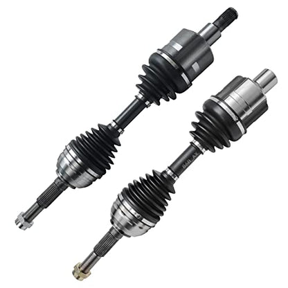 Detroit Axle - 2 Front CV Axles for 4WD Chevy S10 Blazer GMC Sonoma Jimmy | Olds Bravada CV Axles Assembly Replacement [w/o ZR-2 Option] - size: 86A_AX_86B_AX/Pair