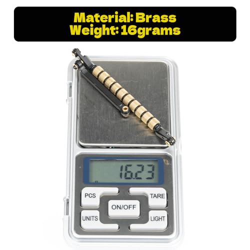 RampCrab Copper Sleeve Bearing Steering Link for SCX24 & AX24 +8mm axle on Each Side, 2Sets - color: 2 Sets, size: +8mm length