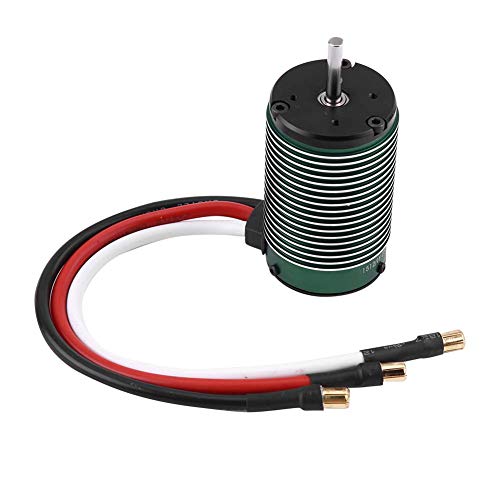 1512 2650KV Brushless Sensorless Motor, RC Car Brushless Motor, High - Efficiency 1/8 Short Truck Off - Road Motor with CNC - Machined Aluminum Shell for 4S Battery