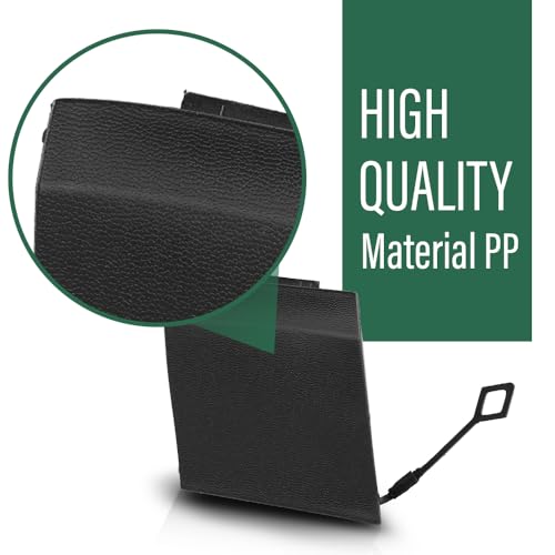 LQI Rear Bumper Tow Eye Hook Cover Cap Black A2538850700 | Compatible with Benz GLC 300 4Matic, Base 2016-2019,Compatible with Benz GLC 43 for AMG 4Matic 2017-2019 - size: Rear | Fit Benz X253 GLC300 GLC43 AMG 2016-2019