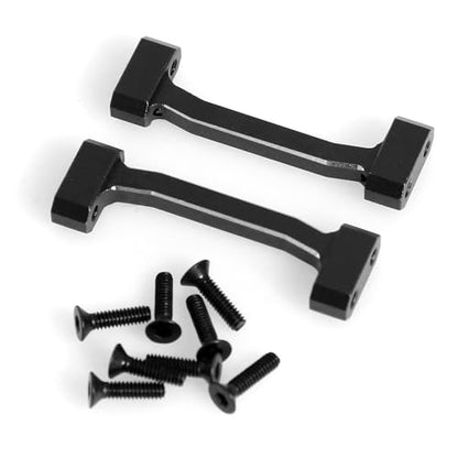 Aluminum Shocks Bracket Reinforcement Mount RC Upgraded Parts for LOSI 1/18 Mini LMT 4X4 Brushed Monster Truck RTR-LOS01026 RC Car, Black - color: Black Reinforcement Mount