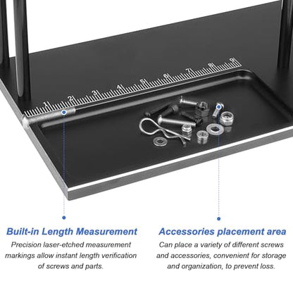 Aluminum RC Screwdriver Organizer – Adjustable Tool Stand for Hex Drivers, Pliers, Body Reamers & Workshop Accessories (Unassembled Kit)