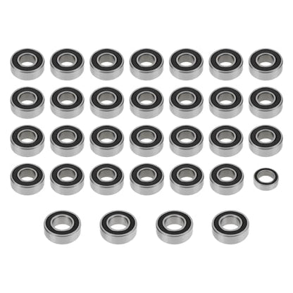 SING F LTD 32 Pcs Sealed Bearings Kit 5x11x4mm 5x8x2.5mm 6x12x4mm Replace OEM 56368 Compatible with Tami-ya Scania 770S 6x4