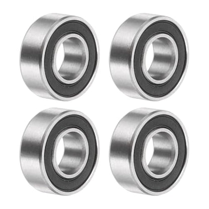 uxcell 4Pcs SMR115-2RS Deep Groove Ball Bearings, 5x11x4mm 440C Stainless Steel Double Shielded Bearings, ABEC 5 - size: 5x11x4mm