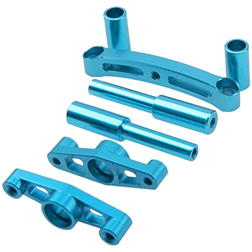 ShareGoo Aluminum Alloy Steering Assembly Steering Knuckle Kit Compatible with Tamiya TT01 TT-01 1/10 RC Drift Car Upgrade Parts