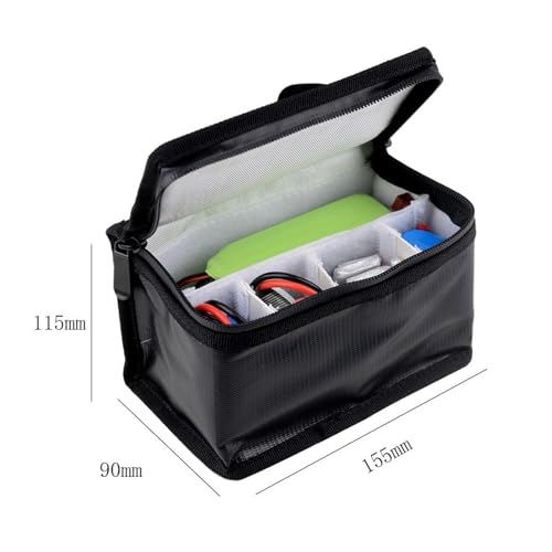 Bag Fireproof Storage Pouch FPV Explosionproof Lipo Charging Container Waterproof Guard Removable Oxford Cloth Suitable