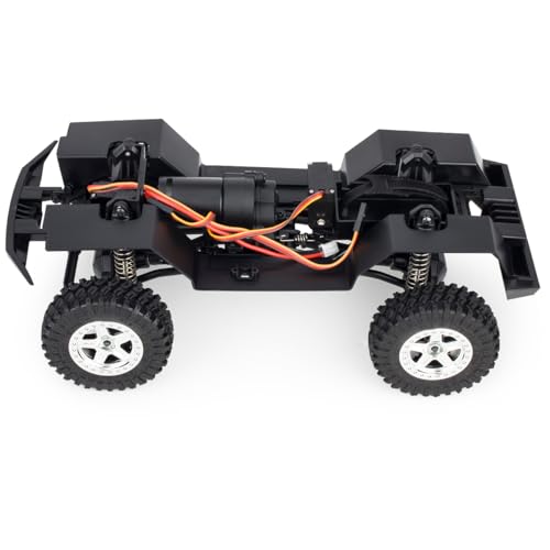 TRX4M Frame Chassis Assembled with 2-Speed Gearbox for Rc Crawler TRX4-M Bronco Defender JJRC C8809 c8801 UpgradePart
