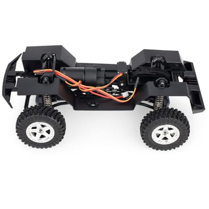 TRX4M Frame Chassis Assembled with 2-Speed Gearbox for Rc Crawler TRX4-M Bronco Defender JJRC C8809 c8801 UpgradePart